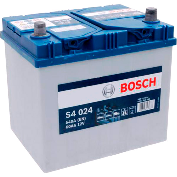 Акумулятор автомобільний Bosch 6СТ-60 60А 12 B «+» праворуч