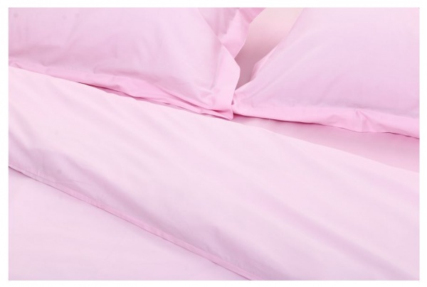 Комплект постільної білизни світло-рожевий Homeline 