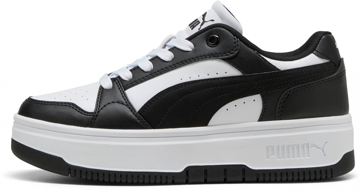 Кроссовки женские Puma Rebound Femme Low 40259202 р.37 белые с черным — фото 1