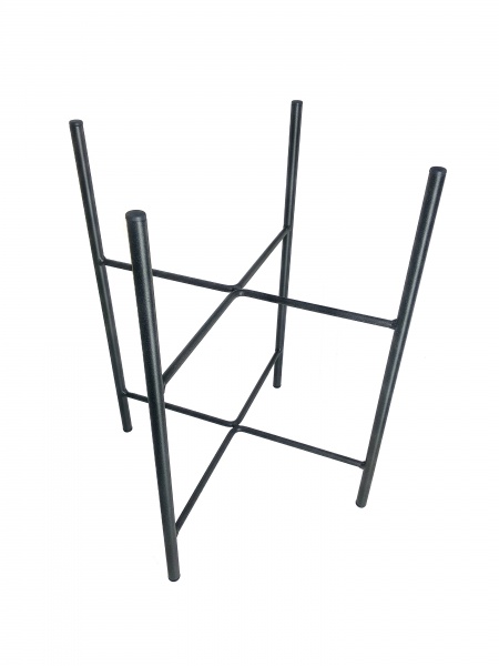 Подставка под вазон Икс 34,5х34,5x45 см черный 