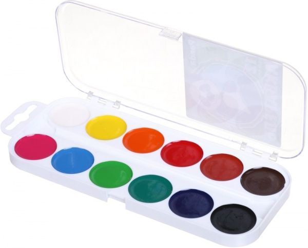 Акварель медовая 12 цветов без кисточки 2252520668019 Panda