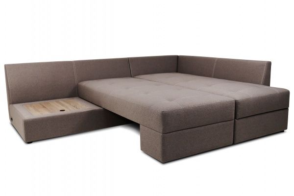 Диван кутовий VECTOR EP-BDT UD коричневий/бежевий правий 3000x2170x740 мм