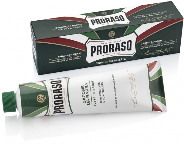 Крем для гоління Proraso освіжаючий і тонізуючий з екстрактом евкаліпта і ментолом 150 мл