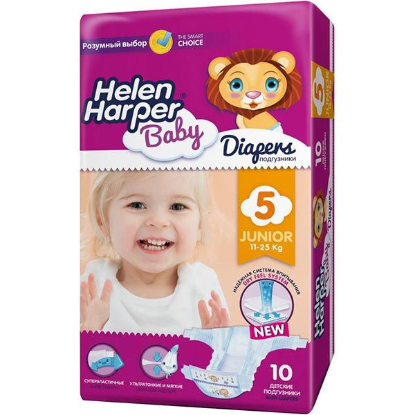 Підгузники Helen Harper Baby Junior 11-25 кг 10 шт