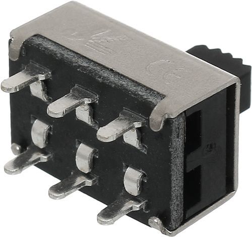 Перемикач повзунковий ON-ON без підсвітки 1,5 А 250В