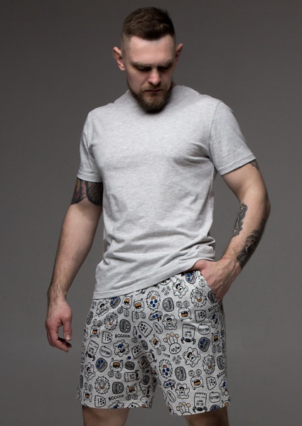 Пижама мужская Roksana 1211/16059 р. 50-52 меланж