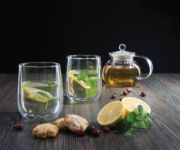 Набор стаканов Glassy 360 мл 2 шт. Flamberg Smart Kitchen 