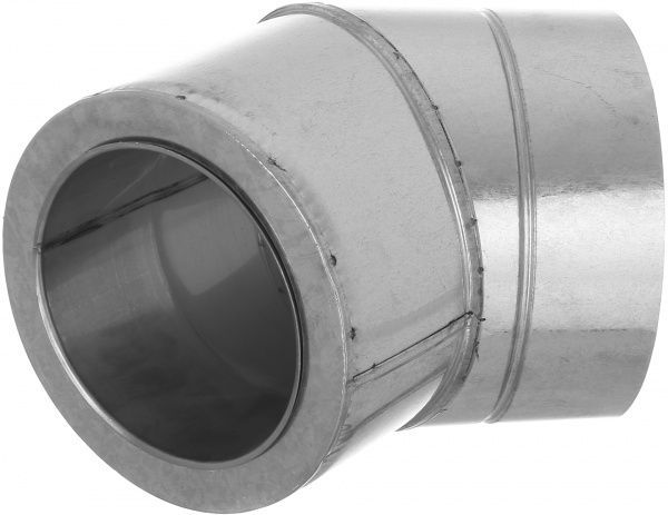 Коліно термо 1 мм нерж/оц Ф180/250 мм 45°LIRA-LTD 