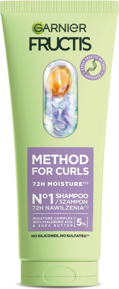 Шампунь Garnier Fructis для зволоження хвилястого та кучерявого волосся Curls method 200 мл