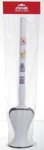 Ершик для унитаза Скраб белый