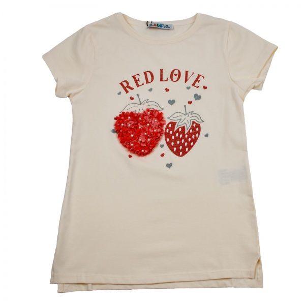 Футболка ALG Red Love 720451 р.152 кремовий 