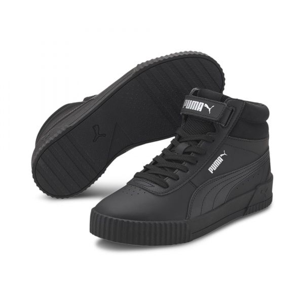 Кроссовки Puma Carina Mid 37323302 р.UK 5 черный