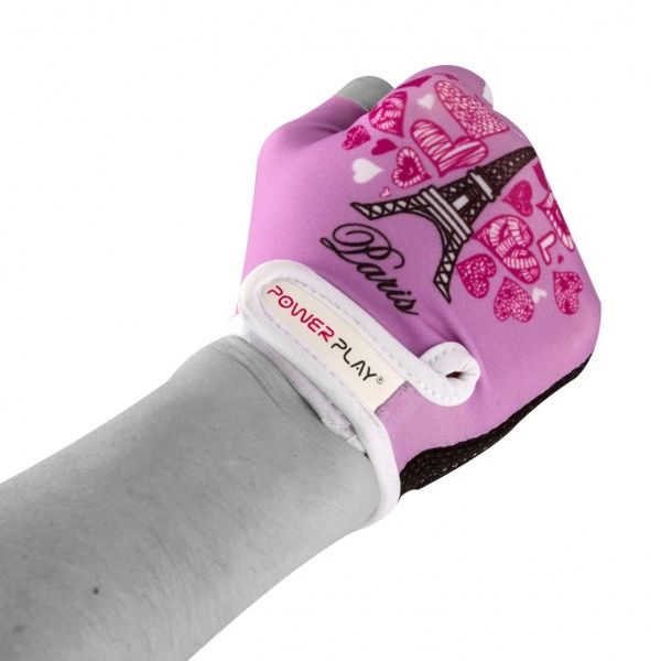 Рукавички PowerPlay 001_Purple_Paris р. S фіолетовий