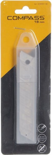 Леза змінні Compass 18 мм 10 штук CP-XD-18-10
