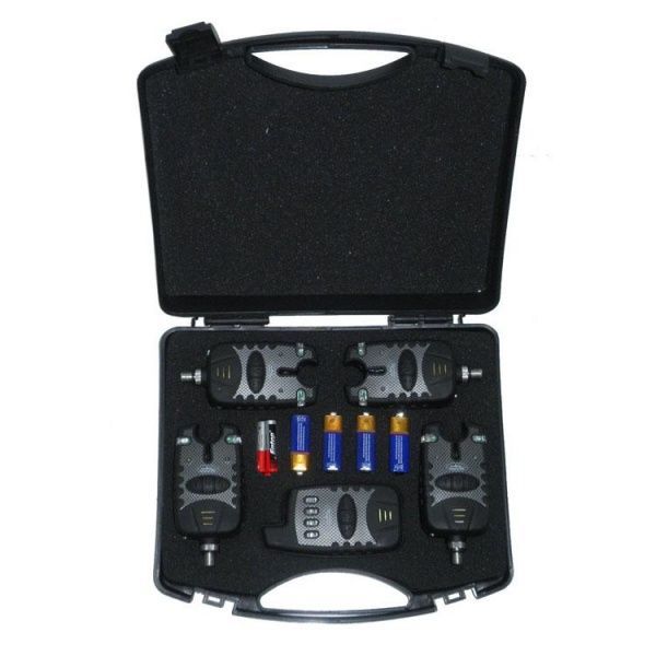 Сигналізатор клювання Fishing ROI НАБІР 4+1 З ЕЛ.ЖИВЛЕННЯ 9V (116-525-4)