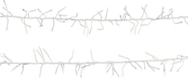 Электрогирлянда линейная внутренняя встроенный светодиод (LED) 200 ламп 2м Фейерверк белый LDFC200-W-E 