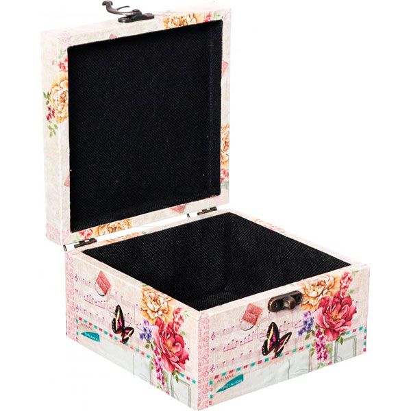 Скриня для прикрас Квіти 14.2x15x8.2 см