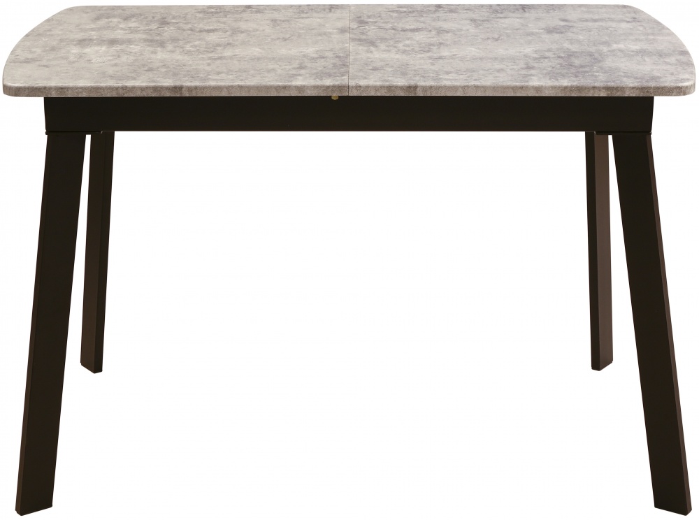 Стіл обідній Окленд 1150(1500)x700x750мм сірий мармур/чорний