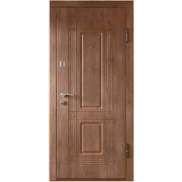 Двері вхідні Кордон Стандарт КС-67 2050х860х68 мм старе дерево праві