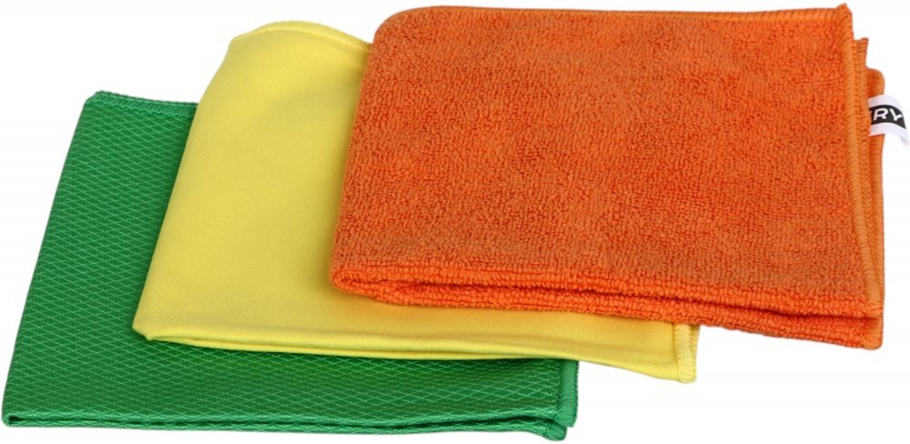 Салфетки из микрофибры OBERY универсальные 35 х 35 см 3 шт./уп.