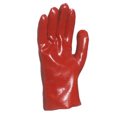 Перчатки с ПВХ покрытием PVC7327 красные