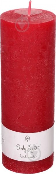 Свічка парафінова цилідр червона С06*20/1-3.3 Candy Light
