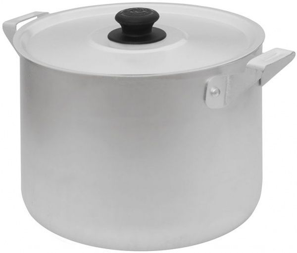 Каструля алюмінієва з кришкою 20 л Калина