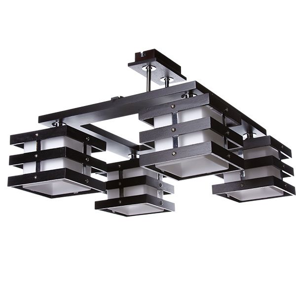 Люстра Altalusse INL-9215C-04 хром/венге