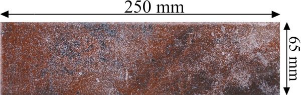 Плитка Allore Group Dallas Rosso F PR 6,5х25 NR 