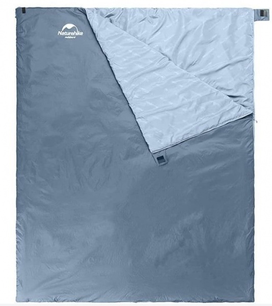 Спальный мешок Naturehike сверхлегкий Lightweight Summer LW180 NH21MSD09, (-3 до +15°C), p. XL, коричневый, 205*85 см.