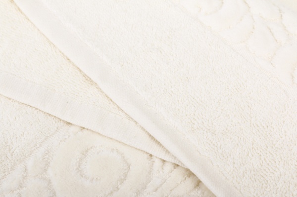 Набор полотенец Цветочная вуаль 2 шт. молочный La Nuit 