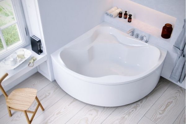 Ванна акрилова Excellent Konsul WAEX.KON15WH 150x150 з ніжками 