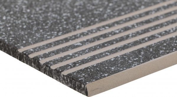 Плитка Cersanit Мілтон графіт сходинка 29,8х59,8 