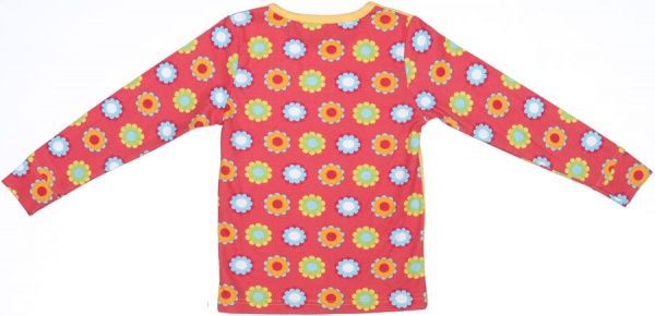 Пижама для девочек Фламинго р.140 желтый с красным 247-222 