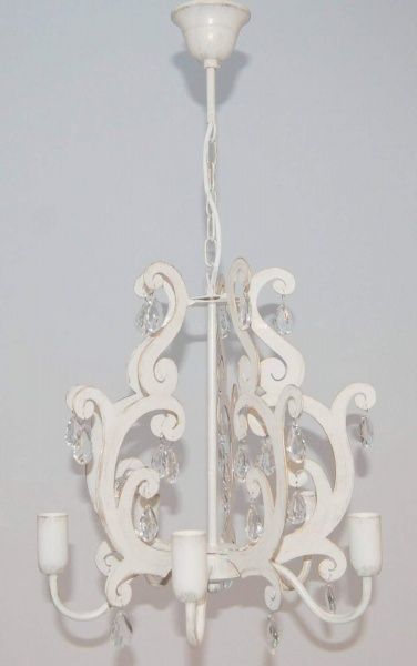 Люстра подвесная ALFA Lily 18015 5x40 Вт E14 белый/золото 