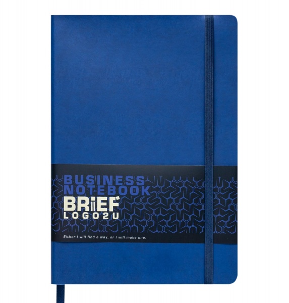 Органайзер синий клетка Buromax Brief Logo2U A5 BM.295104-02