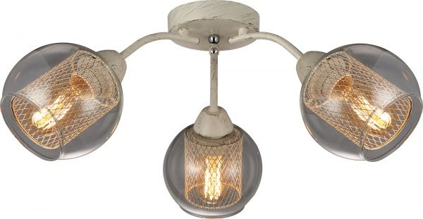 Люстра стельова Altalusse 3x40 Вт E27 білий крем INL-6145C-03 