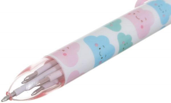Ручка шариковая Веселый котенок 6 цветов 