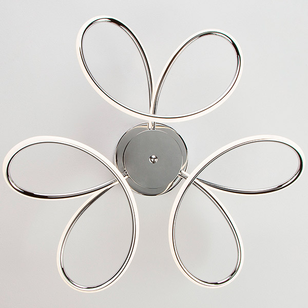 Люстра светодиодная Strotskis Lozanna 63 Вт хром 90083/3 