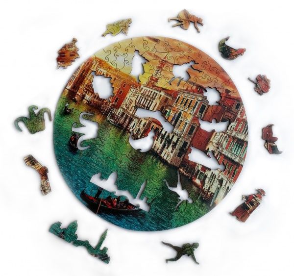 Пазл дерев'яний Сонячна Венеція 300х300 мм ZABAVA 