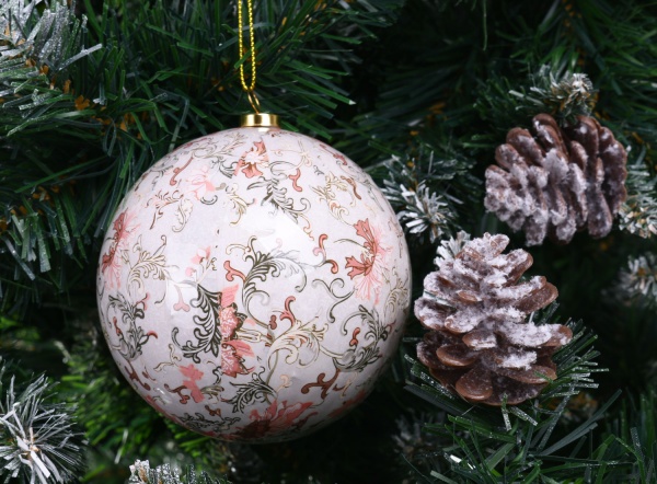 Ялинкова іграшка у формі кулі 8 см APF478580 