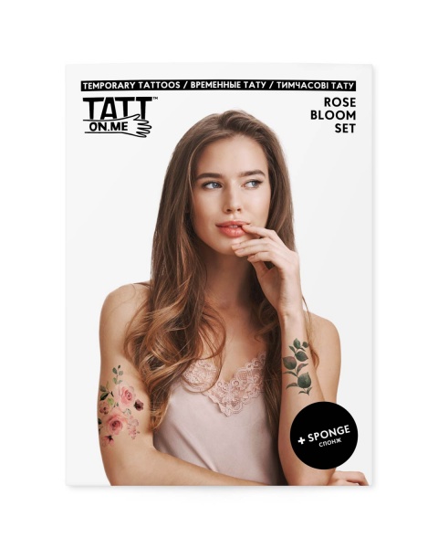 Тату тимчасове TATTon.me Rose Bloom set