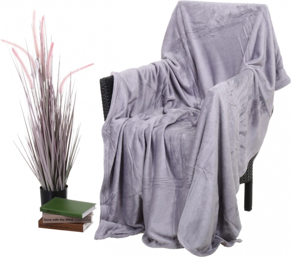 Плед мікрофібра Alloy 160x200 см сірий La Nuit 