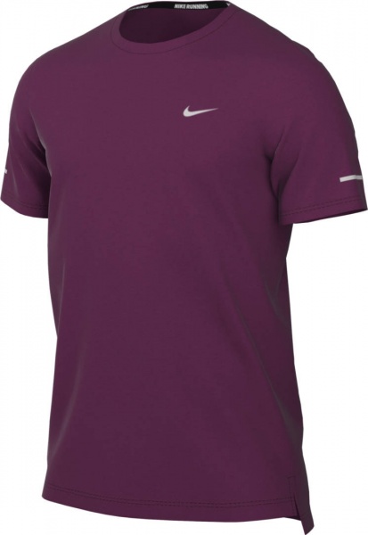 Футболка Nike M NK DF MILER TOP SS CU5992-610 р.XL фіолетовий