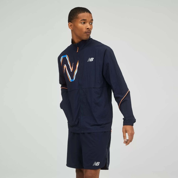 Вітрівка New Balance GRAPHIC IMPACT RUN MJ21265ECL р.M синій