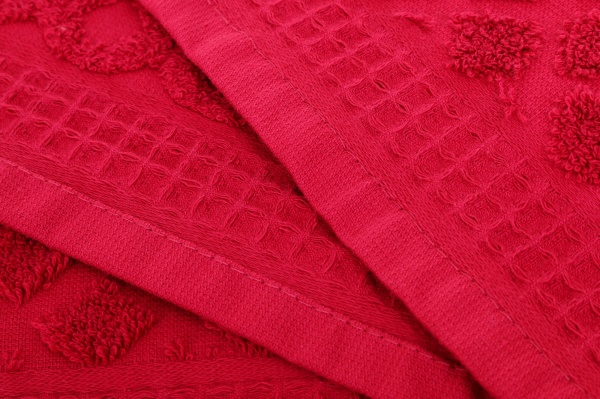 Полотенце махровое Nora 70x140 см бордовый 