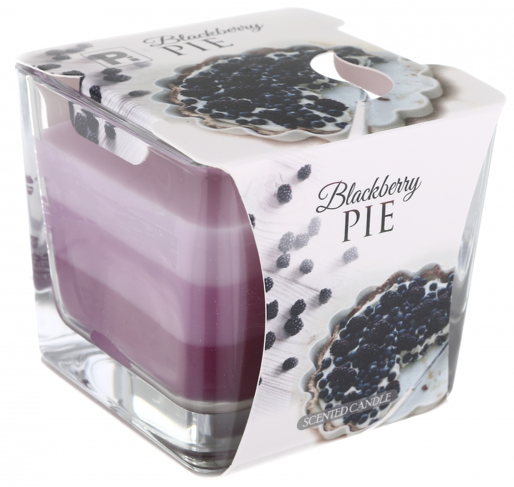 Свічка ароматична Pako-If Ожиновий пиріг квадрат 70х63 мм