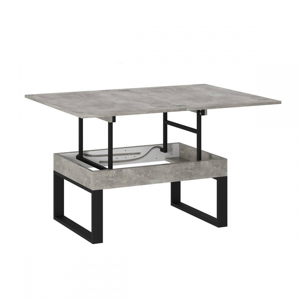 Стол-трансформер ART IN HEAD AeroLift 880(1200)x600x466мм ателье светлый/черный