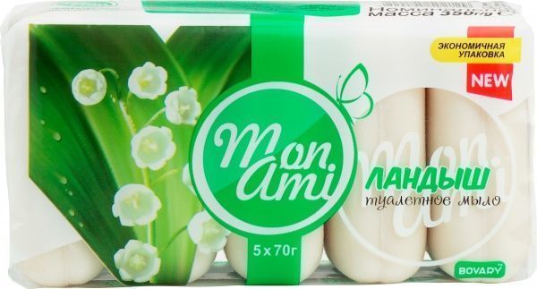 Мило Mon Ami Конвалія 5 шт х 70 г