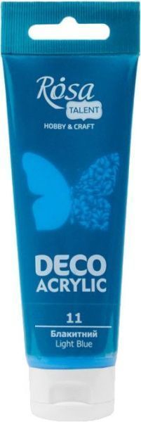 Фарба акрилова Блакитна матова 322211 75 мл Rosa Talent